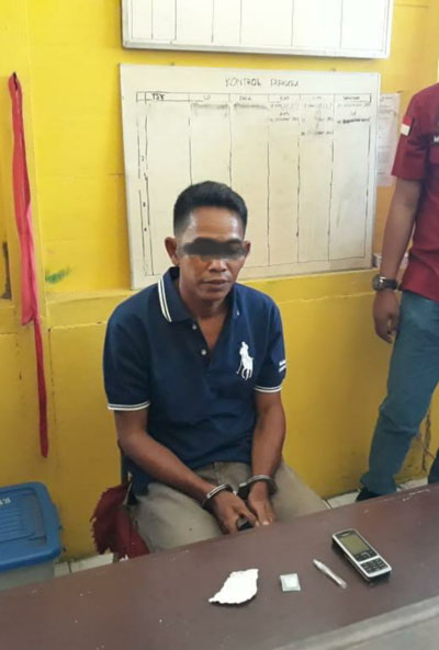 Bawa Sabu, Pria Desa Logas Hilir Ditangkap Polsek Singingi